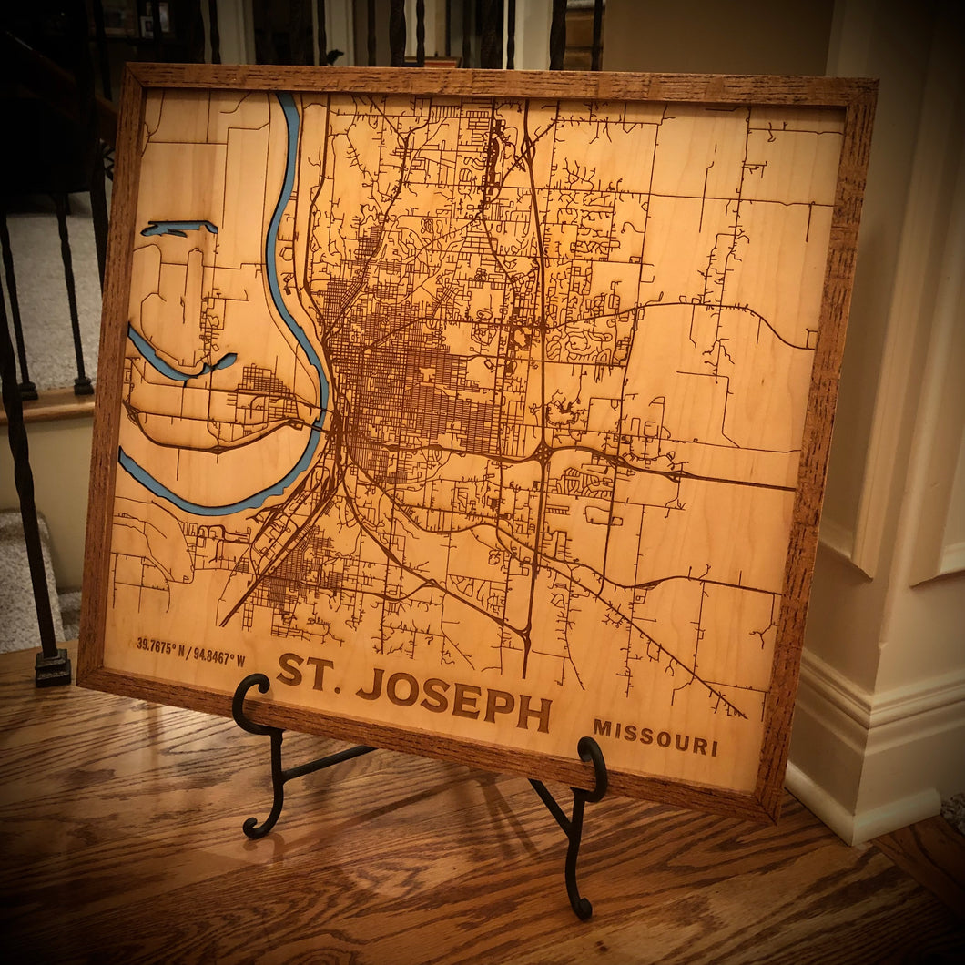 3D Map - St Joseph, MO