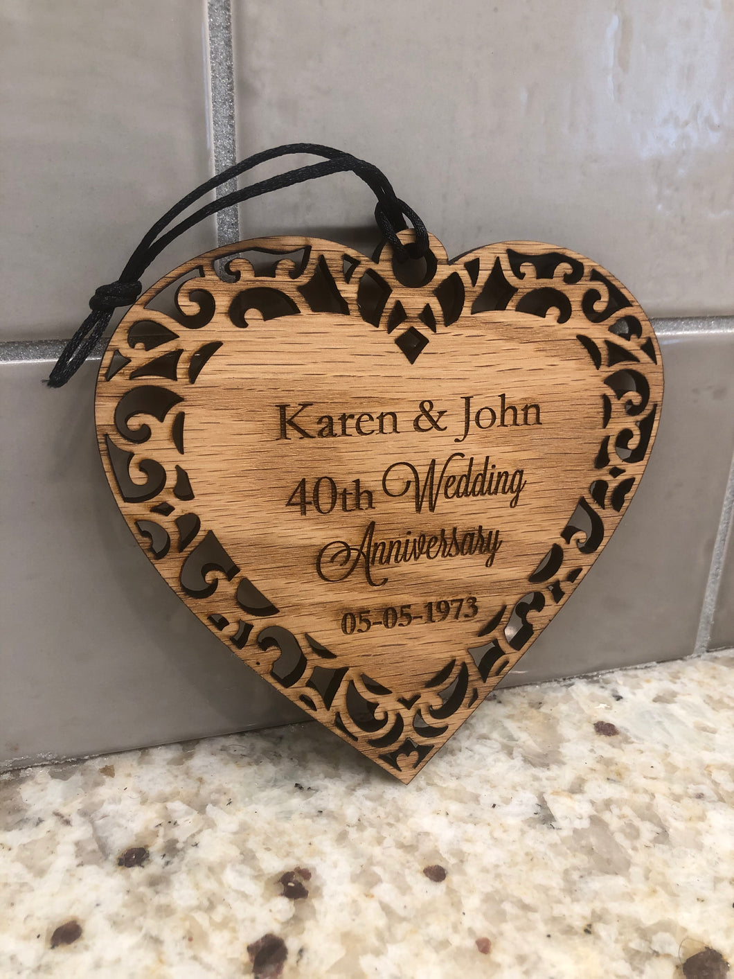 40th Anniversary Ornament