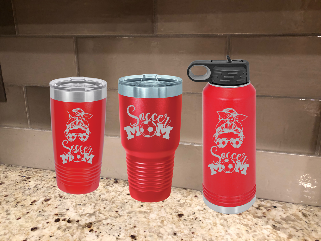 Football tumbler, Football mom tumbler, gift for mom, Sports tumbler,  Soccer mom tumbler