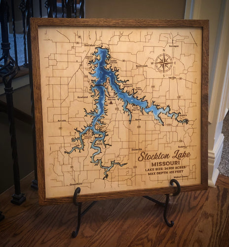 Stockton Lake - 3D Map