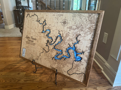 Lake Travis - 3D Map