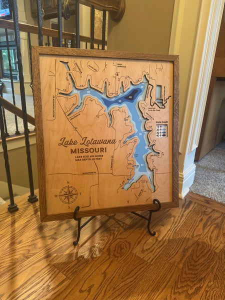 Lake Lotawana - 3D Map