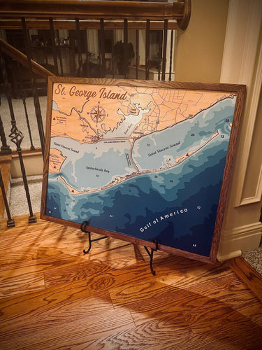 St. George Island - 3D Map