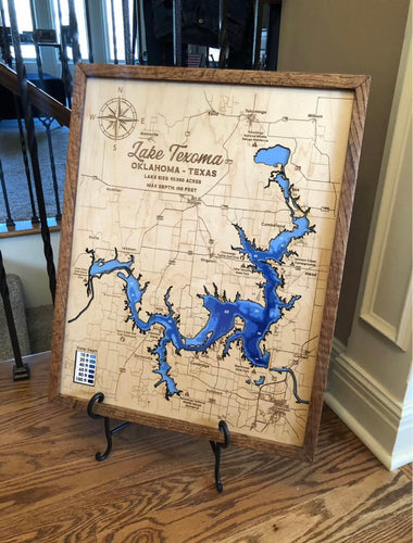 Lake Texoma - 3D Map