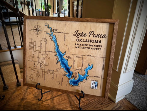 Lake Ponca - 3D Map