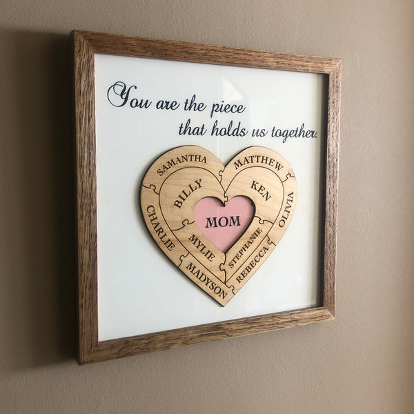 You are the piece that holds us together (Wall Hanging)