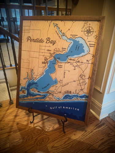 Perdido Bay - 3D Map