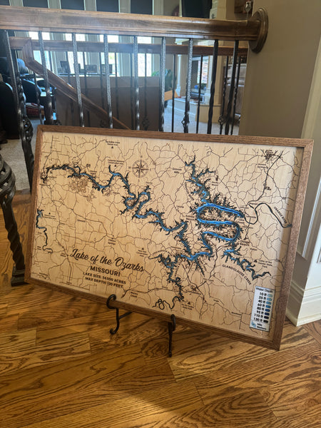 Lake of the Ozarks - 3D Map