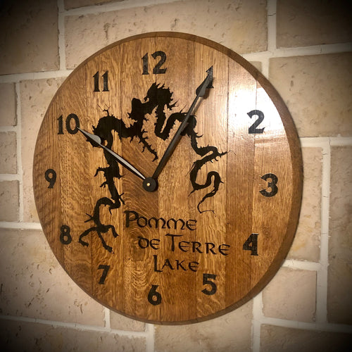 Pomme De Terre Lake Clock