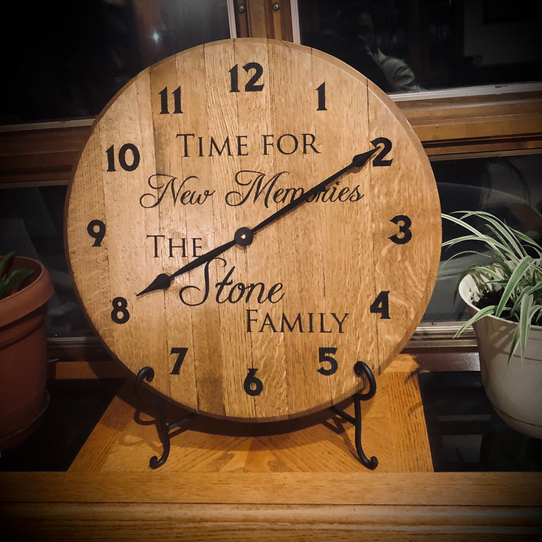 Time for New Memories Clock