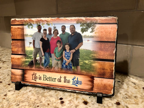 Life is better at the Lake - Photo Slate