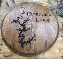 Norfork Lake Map Barrel