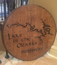 Lake of the Ozarks Map Barrel