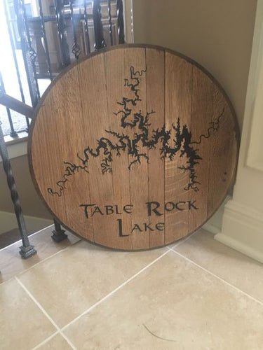 Table Rock Lake Map Barrel
